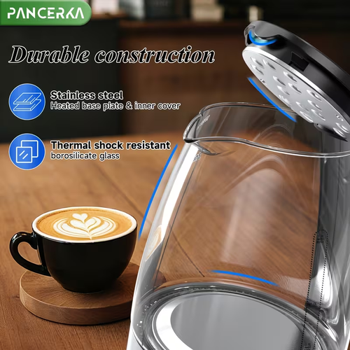 Electric Kettle, 1000W, Easy Cleaning Electric Tea Kettle, Boil-Dry Protection, Stainless Steel Filter, BPA Free, Auto Shut Off Hot Water Boiler