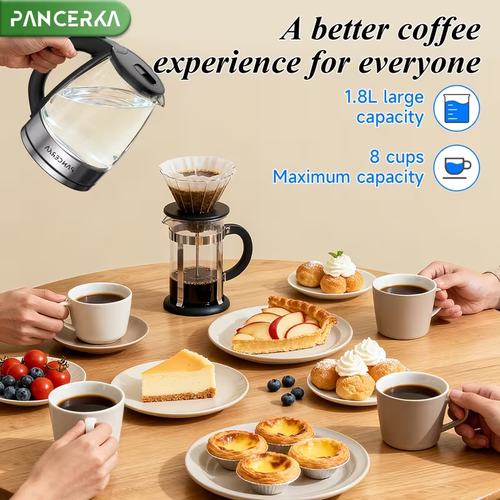 Electric Kettle, 1000W, Easy Cleaning Electric Tea Kettle, Boil-Dry Protection, Stainless Steel Filter, BPA Free, Auto Shut Off Hot Water Boiler