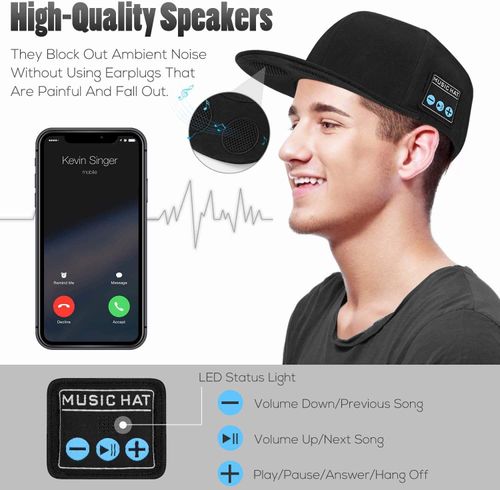 2026 New Adjustable Bluetooth Hat Wireless Smart Speakerphone Cap