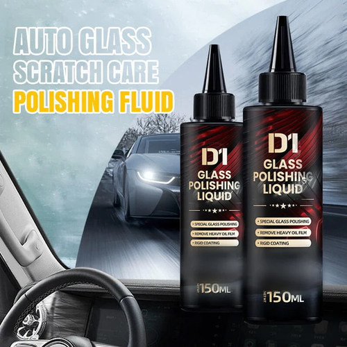 Limited-time buy one get one free - Auto Glass Scratch Care Polishing Fluid