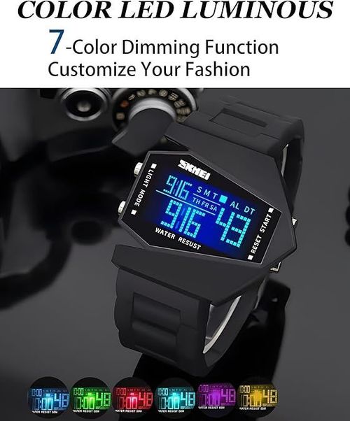 🔥Last Day 49% Multifunctional Men Woman Digital Watch Sports Alarm Watch Fighter Jet Airplane