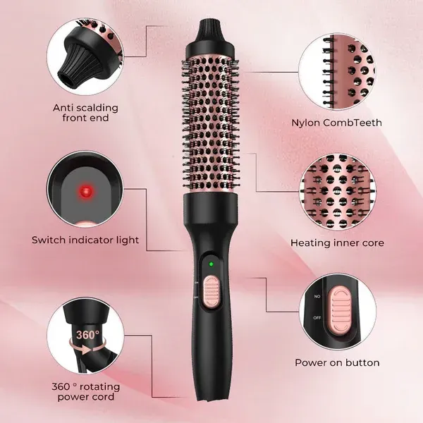 Hot Sale 40% OFF✨ 3-in-1 Hot Air Styler And Rotating Hair Dryer For Dry Hair, Curl Hair, Straighten Hair