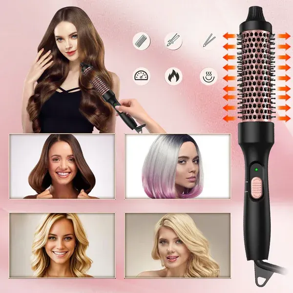 Hot Sale 40% OFF✨ 3-in-1 Hot Air Styler And Rotating Hair Dryer For Dry Hair, Curl Hair, Straighten Hair
