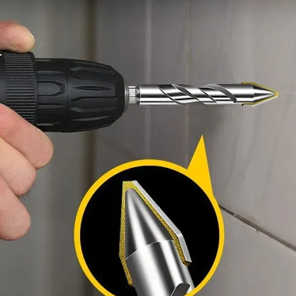 ⚡Hot Sales 40% OFF⭐High-strength eccentric twist drill bit（6+8+10+12mm）