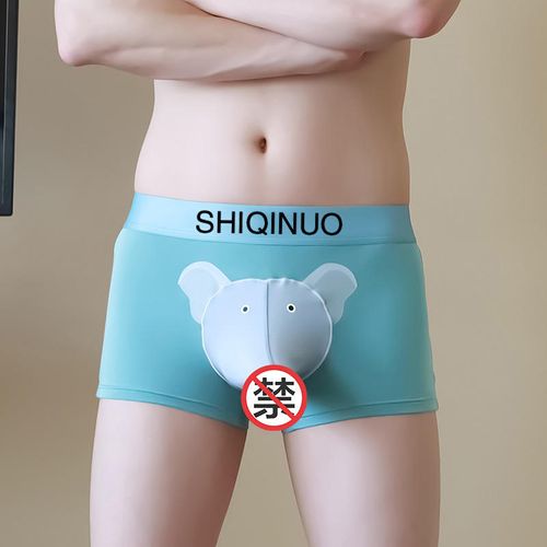 Men's XL Mid-Rise Modal Boxer Shorts Good Sexy Youth Cross-Border Generation Bullet Separated Knitted