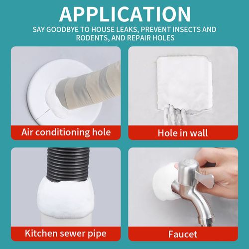 Waterproof Duct Seal Repair Sealing Clay White Seal Putty Quick Mending Mud