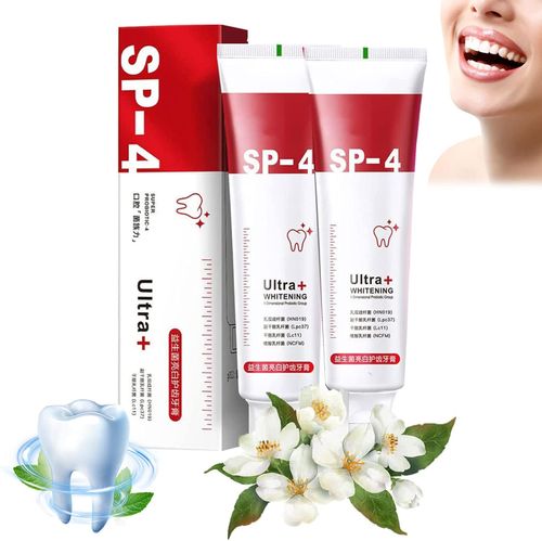 Yayashi SP-4 Probiotic Toothpaste - Brightening, Fresh Breath, Whitening, Natural Tooth Whitener
