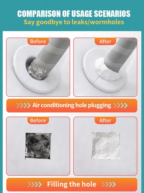 Waterproof Duct Seal Repair Sealing Clay White Seal Putty Quick Mending Mud