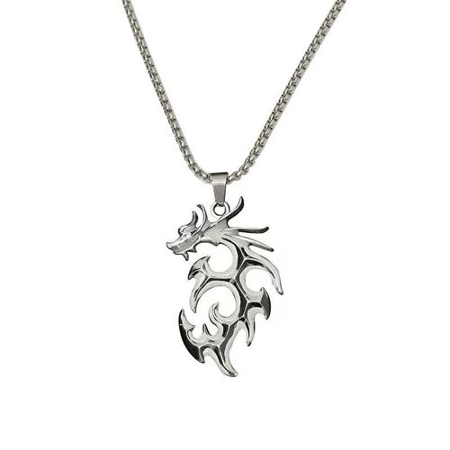 New Fashion Trinkets Party Jewelry Long Luminous Dragon Glow in the Dark Necklace