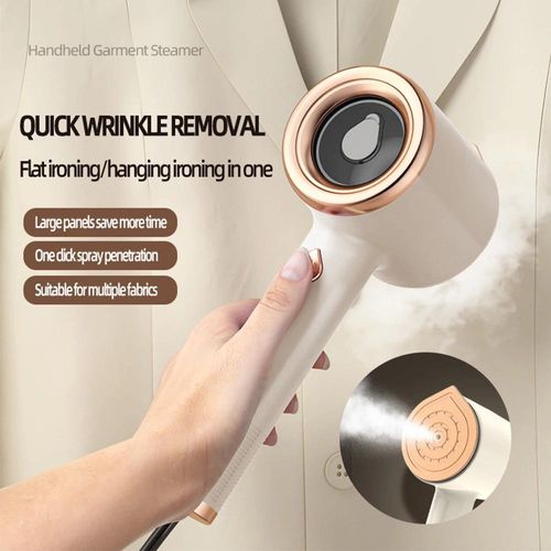 Portable Handheld Steam Iron | Wet & Dry Garment Steamer for Home & Travel