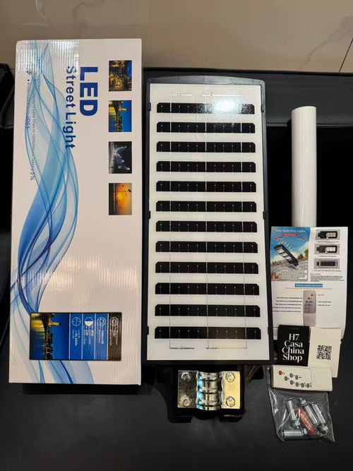 Solar Street Light 504 LEDs | 1500ml Large Battery | Wide Angle Waterproof Outdoor Light