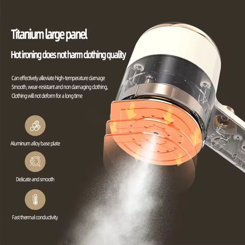 Portable Handheld Steam Iron | Wet & Dry Garment Steamer for Home & Travel