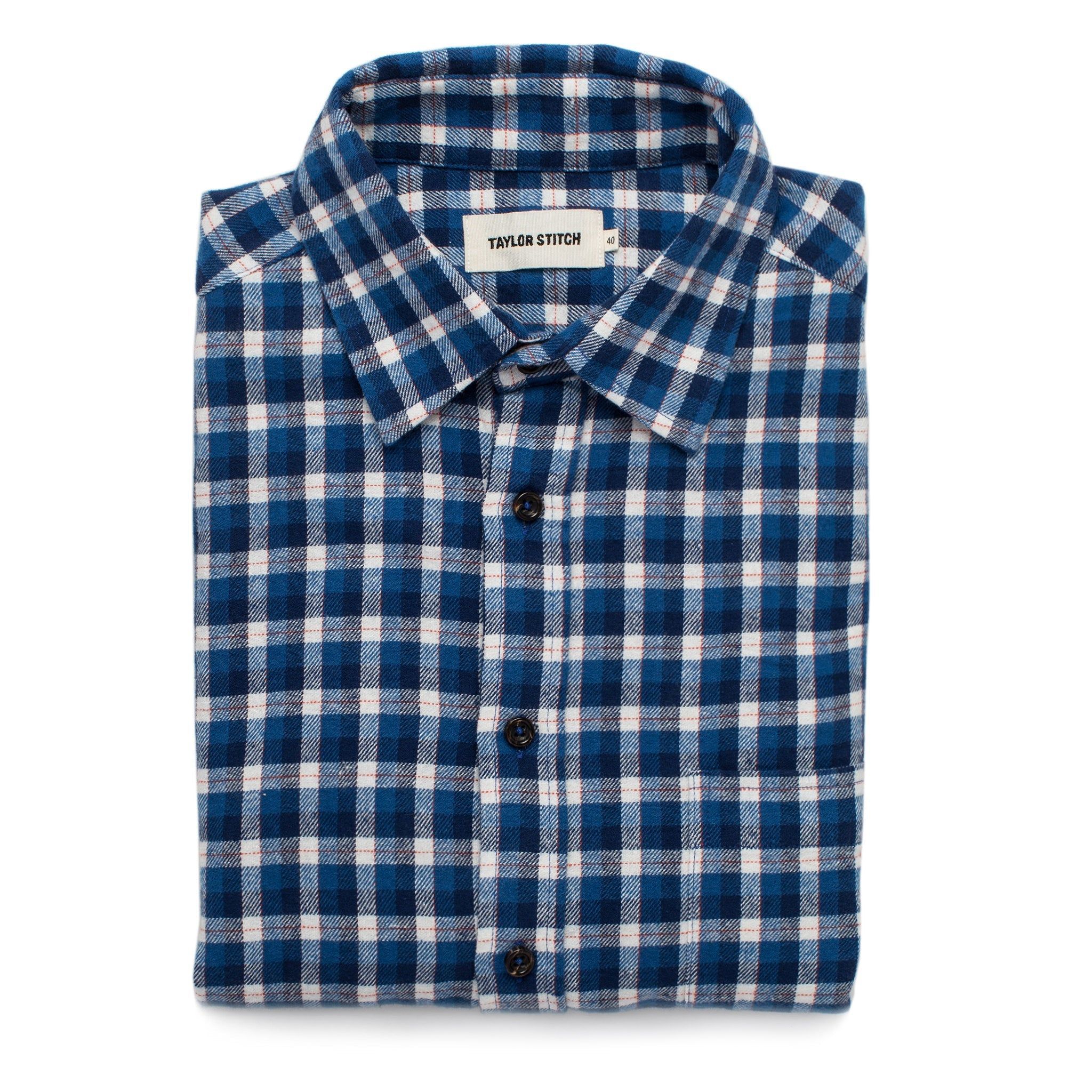 Rnoeu California in Brushed Navy Plaid