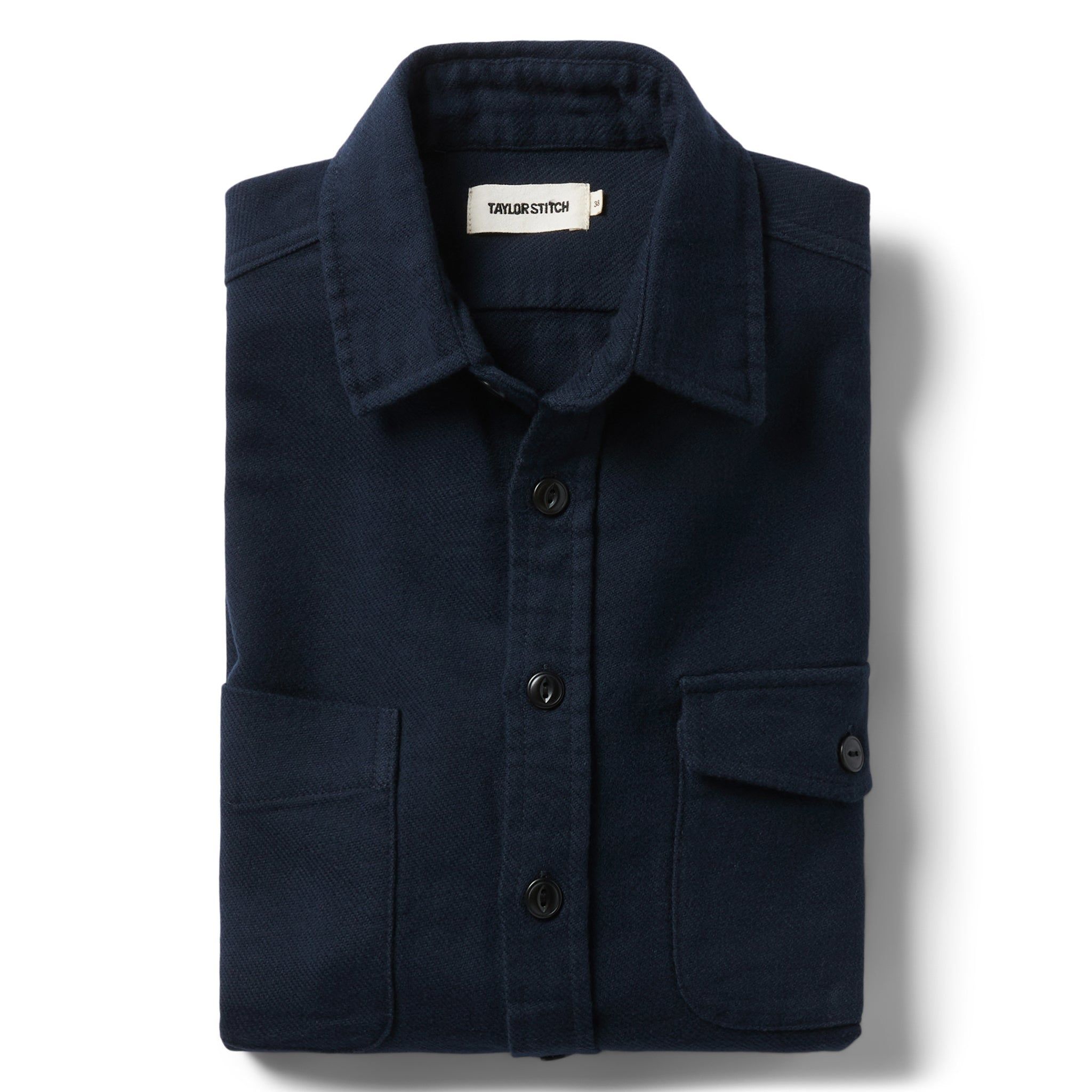 Rnoeu Crater Shirt in Navy Twill