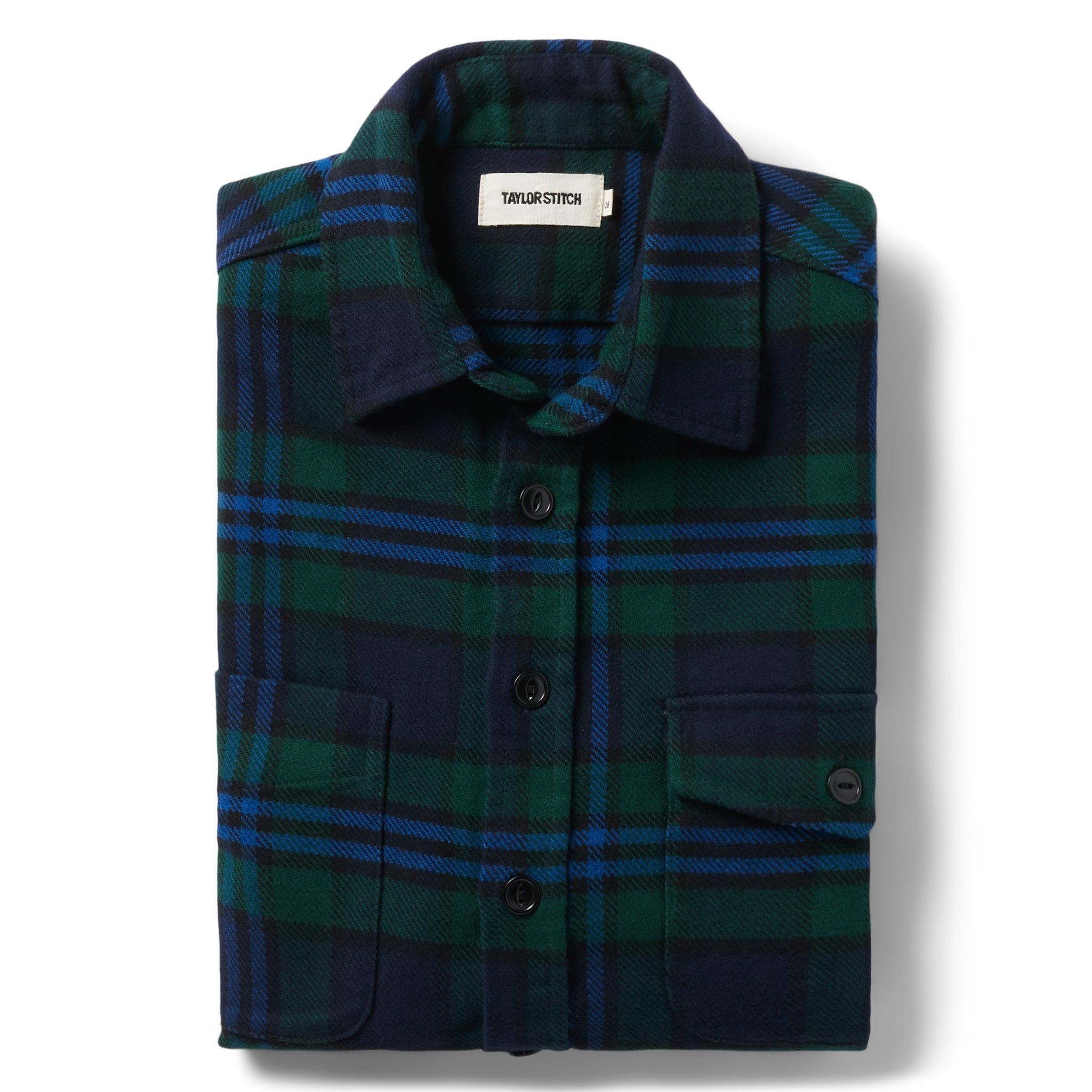 Rnoeu Crater Shirt in Evergreen Check