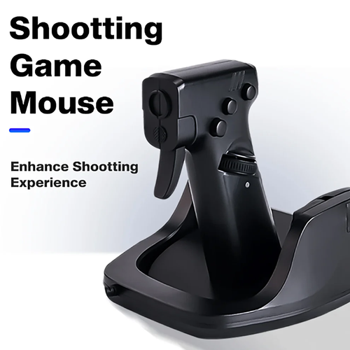 Grip-style mousestanding hand-held device trigger pistol vertical type wired peripheral
