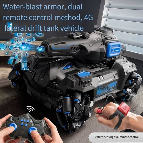 Water bomb remote-controlled tank vehicle, gesture-sensing remote-controlled car toy