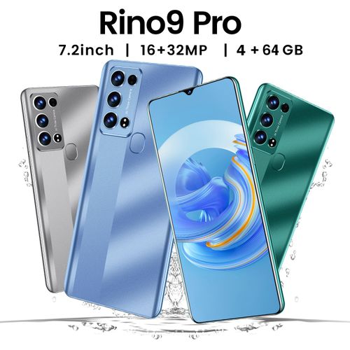 Rino 9 Pro 4G RAM with 64GB ROM, 7.2-inch 2K screen resolution, 5MP front + 13MP rear camera