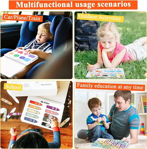 Exclusive Offer💥 Kids Multi-Functional Learning Book📚—30 themes make early education fun✨