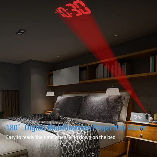 🔥Mirror Projection Alarm Clock
