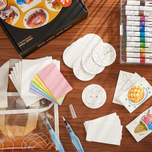 😃 Great Summer Activity Idea! – Magic 3D Foam Texture Painting Kit 🎨✨