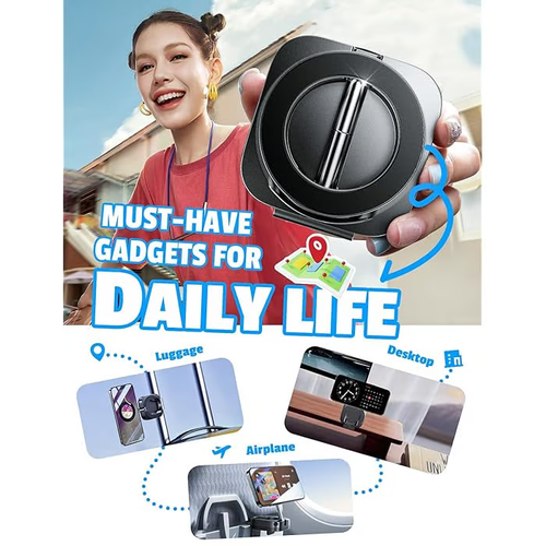 📱Pocket-Sized Phone Mount - Take it Anywhere! 🌟Compact & Foldable Design - Fits in Your Pocket! 🎁Perfect Gift for Travelers - Convenient & Stylish! 🔄Adaptable 360° Rotation - Secure Your Phone Anywhere! 🎉Get Yours Now & Enjoy Ultimate Convenience!