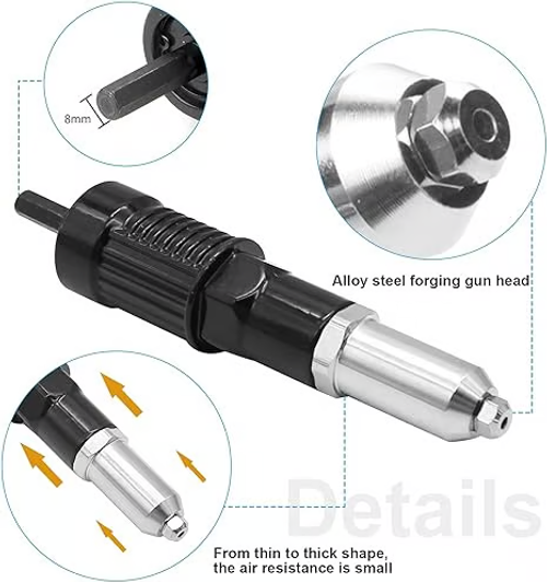 🛠️Professional Electric Rivet Gun Adapter Kit