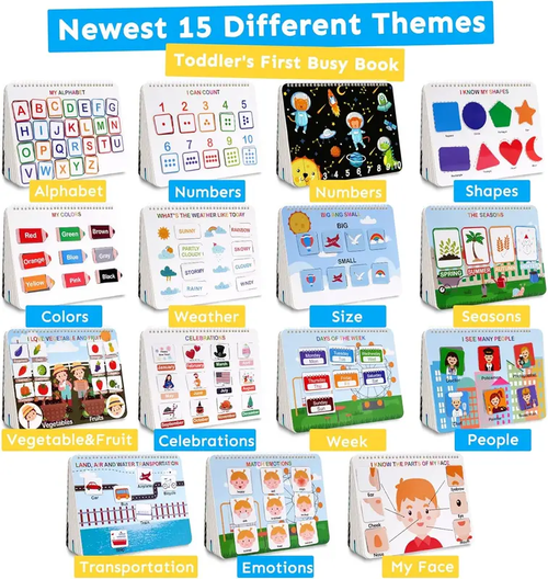 Exclusive Offer💥 Kids Multi-Functional Learning Book📚—30 themes make early education fun✨