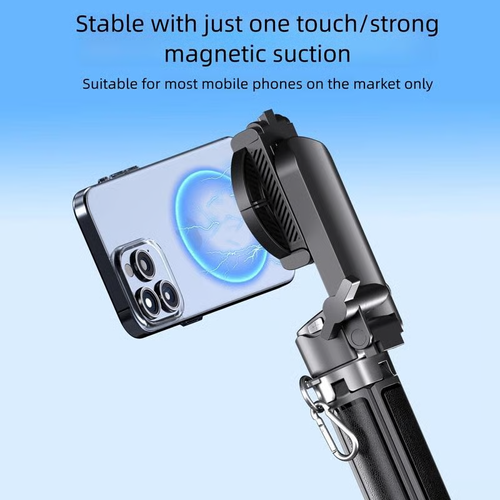 📸 New Magnetic & Clamp 2-in-1 Mini Selfie Stick