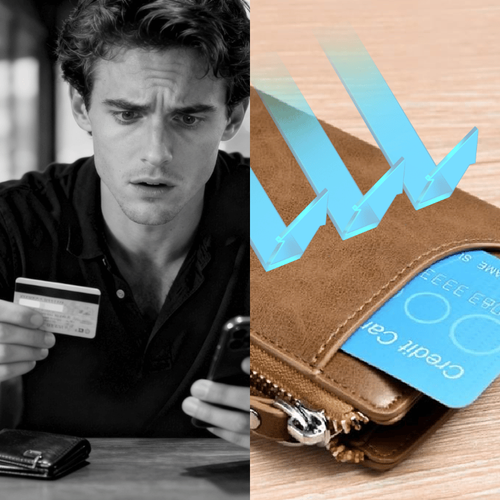 Kangaroo Men RFID Blocking Wallet, Multi-function Credit Card Holder