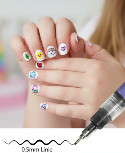 🎨A 12-color creative nail design set - suitable for nail design enthusiasts of all ages