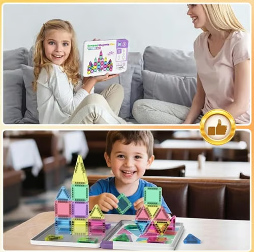 Magnetic Tiles Building Blocks Set