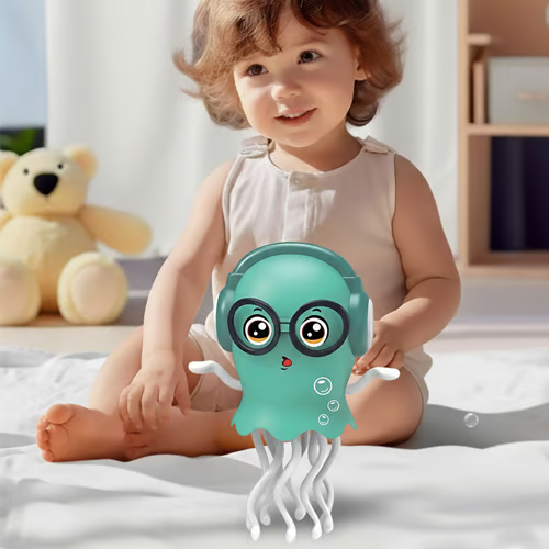 🏆Hot Sale⚡Magic Dancing Octopus Toy： LED Lights, Music & Smart Obstacle Avoidance