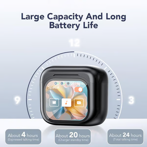 🔥Wireless Bluetooth Translation Earphone With LED display screen(Fit iOS & Android)