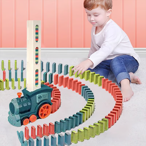Automatic domino train