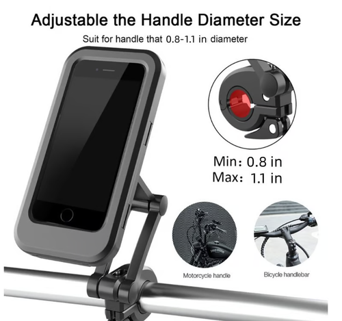 ☔Waterproof Bicycle & Motorcycle Phone Holder🚲