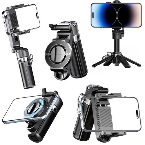 📸 New Magnetic & Clamp 2-in-1 Mini Selfie Stick