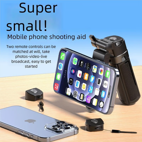 📸 New Magnetic & Clamp 2-in-1 Mini Selfie Stick