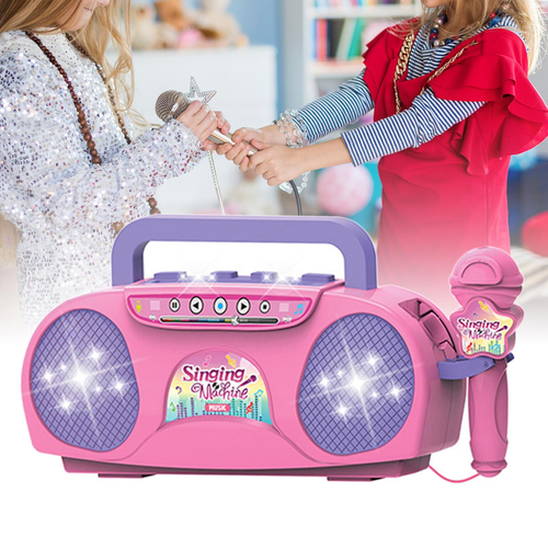 🎤✨Microphone Toy, Karaoke Machine Toy with Light