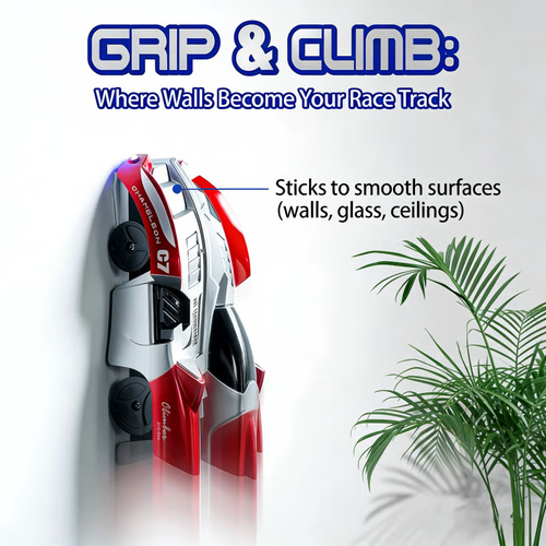 🎉Wall Climbing Remote Control Car- Dual Mode 360° Rotating– Defy Gravity, Race Anywhere!