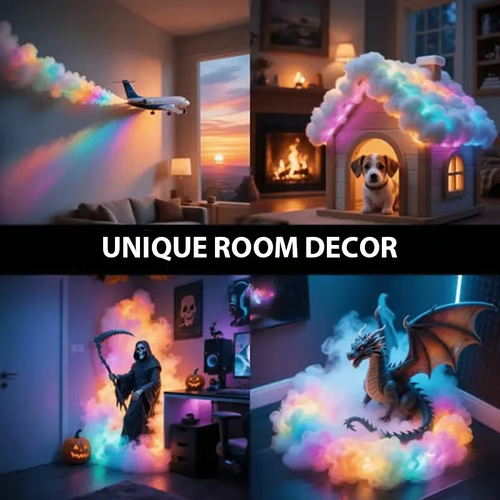 ✨🌩️ DIY Thundercloud LED Light – USB Powered Mood Decor