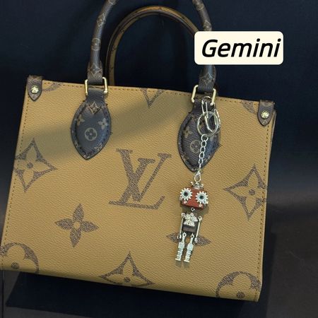 Chrobo-Gemini Handcrafted, Fashionable Punk-Style Zodiac Robot, DIY Necklace or Backpack Accessory