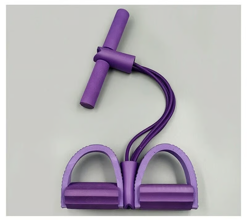 拉力器  21 Fitness Resistance Bands-4 Tube Pedal Ankle Puller