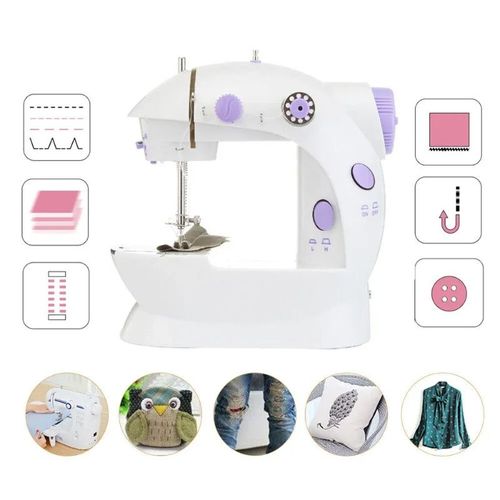 缝纫机🔥💯🏹 Household Small Mini Sewing Machine Household Mini Electric Desktop Multi-Function Automatic Sewing Machine.💫😎👉