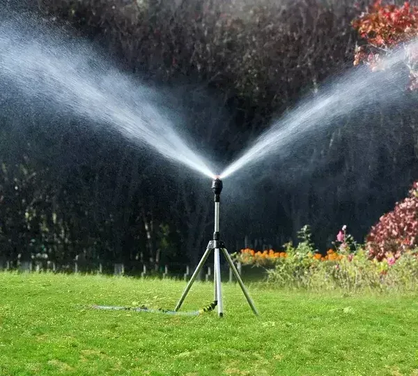 伸缩三脚架🔥💯Stainless Steel Rotary Irrigation Tripod Telescopic Support Sprinkler👇