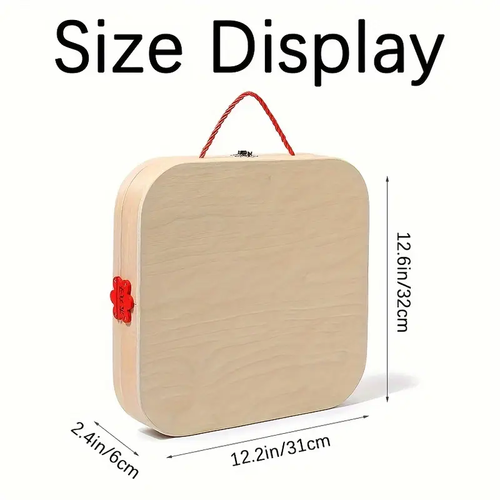 动物拼装工具箱 EDUTREE Wooden Animal Assembly Toolbox - Colorful Puzzle Toy for Youngsters, Enhances Creativity & Motor Skills, Ideal Birthday or Holiday Gift for Boys and Girls, Educational Playset|Playful Design|Durable Construction, Youngsters' Toy Box