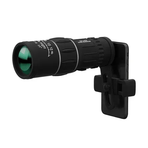 Portable monocular telescope with high magnification