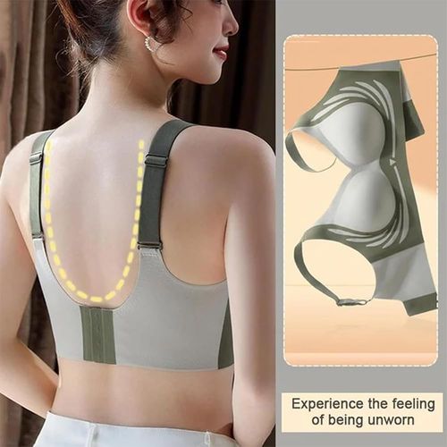 🔥Hot Seller🔥 COD！Back-Lifting, Soft-Support, Seamless Bra with Lifted Cups, Side-Bust Control, Anti-Sagging, and Gathering Effect