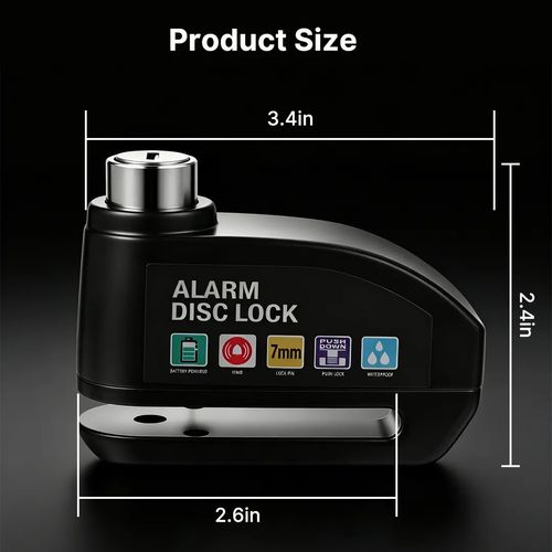 Disc Brake Alarm Lock