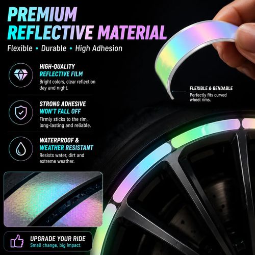 Glow in The Dark Wheel Rim Stickers